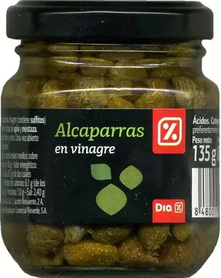 Alcaparras en vinagre Dia 135 g (neto), 80 g (escurrido), 153 ml, code 8480017120830