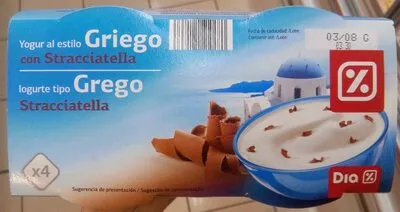 Yogurt Griego Stracciatella Dia 500 g (4x125g), code 8480017121868