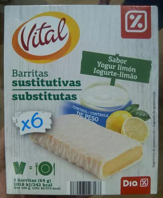 Barritas sustitutivas Dia 6 unidades, code 8480017128188