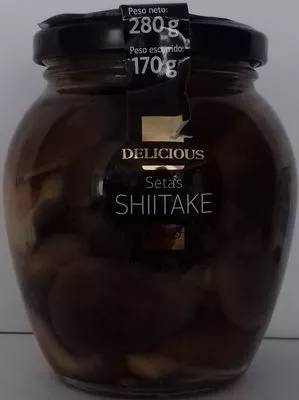 Setas shiitake Dia 280 g neto, 170 g escurrido, code 8480017139689