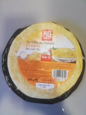 Tortilla de patata fresca sin cebolla dia , code 8480017139795