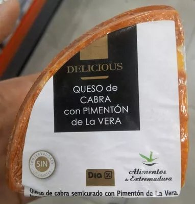 Queso de cabra con pimentón de La VERA Dia 250 g, code 8480017151551