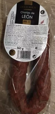 Delicious chorizo de León Dia 360 g, code 8480017154224