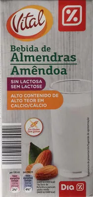 Bebida de almendras Vital Dia, Dia 1 l, code 8480017172020