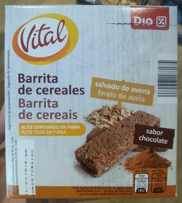 Barrita de cereales  180 g, code 8480017188175