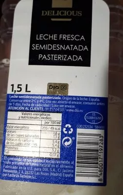 Leche Dia 1,5 L, code 8480017197283