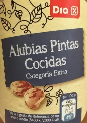 Alubias pintas cocidas Dia , code 8480017210890