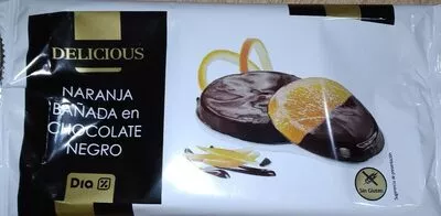 Naranja bañada en chocolate negro Dia 100 gr, code 8480017216182