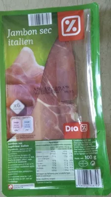 Jambon sec italien Dia 100 g, code 8480017348753