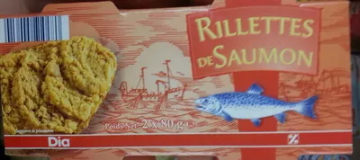 Rillettes de Saumon Dia 2 x 80 g, code 8480017540614