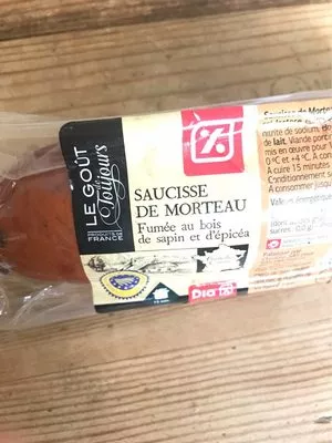 Saucisse de morteau Dia , code 8480017561336