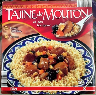 Tajine de mouton et son boulgour Dia 300 g, code 8480017573506