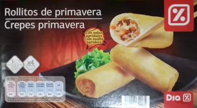 Rollitos de primavera Dia 450 g (400 g rollitos - 50 g salsa) (4 uds), code 8480017654175