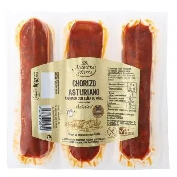 Chorizo asturiano De nuestra tierra , code 8480022330705