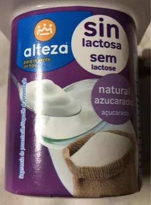 Yogurt Natural Sin Lactosa Azucarado Alteza , code 8480024649157