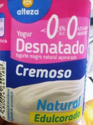 Yogur desnatado cremoso natural edulcorado Alteza , code 8480024649188