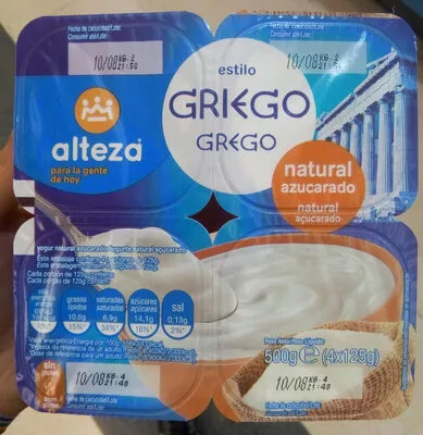 Yogurt griego azucarado Alteza 500 g (4x125g), code 8480024649201