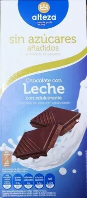 Chocolate con leche con edulcorantes Alteza , code 8480024731951