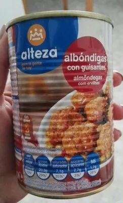 Albóndigas con guisantes Alteza , code 8480024735348