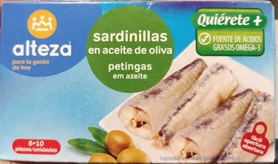 Sardinas en aceite de oliva Alteza 88 g, code 8480024737359