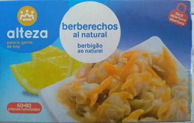 Berberechos al natural Alteza 63 g, code 8480024737496