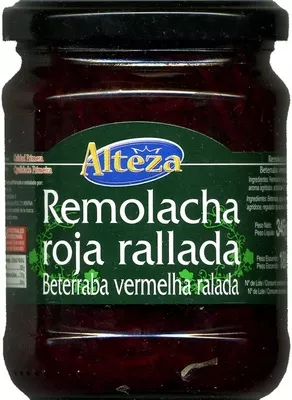 Remolacha roja rallada Alteza 345 g (neto), 180 g (escurrido), 370 ml, code 8480024739209