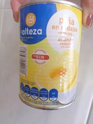 Piña en rodajas Alteza , code 8480024739698