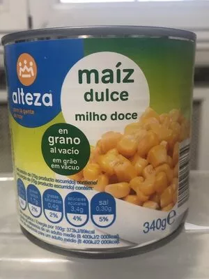 Maíz dulce Alteza 340 g, code 8480024739834