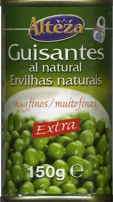 Guisantes Alteza Alteza 150 g (neto), 95 g (escurrido), 170 ml, code 8480024742025