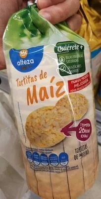 Tortitas de maíz Alteza 130 g, code 8480024752390