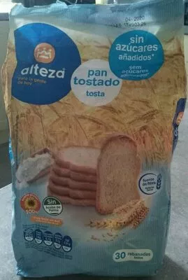 Pan tostado sin azucares anadidos Alteza , code 8480024764072