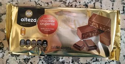 Turrón de chocolate crujiente Alteza , code 8480024775245