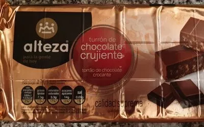 Turrón de chocolate crujiente Alteza , code 8480024775429