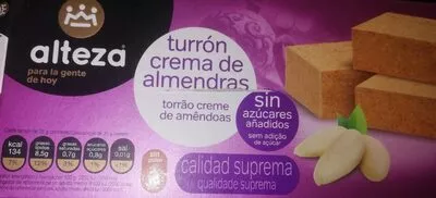 Turrón crema de almendras Alteza , code 8480024775566