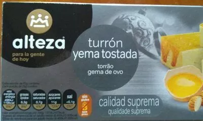 Turrón yema tostada Alteza , code 8480024776013