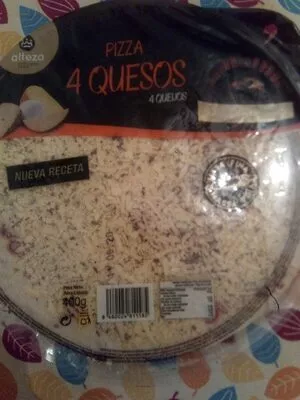 Pizza 4 Quesos Alteza 200 g, code 8480024811585