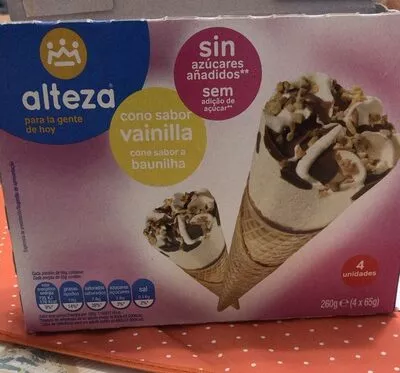 Helado sin azucares añadidos Alteza 260 g, code 8480024816696