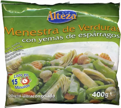 Menestra de verduras congelada Alteza 400 g, code 8480024820440