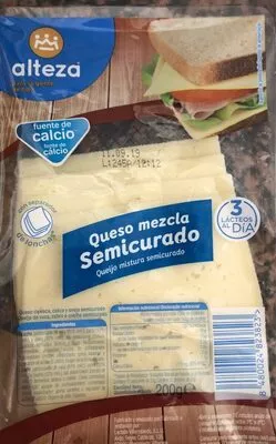 Queso mezcla semicurado Alteza , code 8480024823823