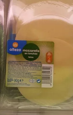 Mozzarella en lonchas Alteza 90 g, code 8480024824820