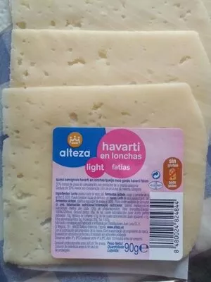 Queso havarti light Alteza 90 g, code 8480024824844