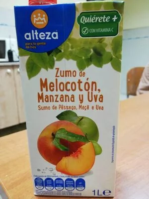 Zumo de melocotón, manzana y uva Alteza , code 8480024830029