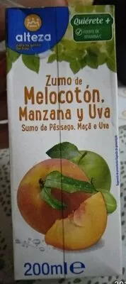 Zumo melocotón manzana y uva Alteza 200 ml, code 8480024831231