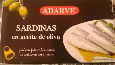 Sardinas en aceite de oliva Adarve , code 8481034014614