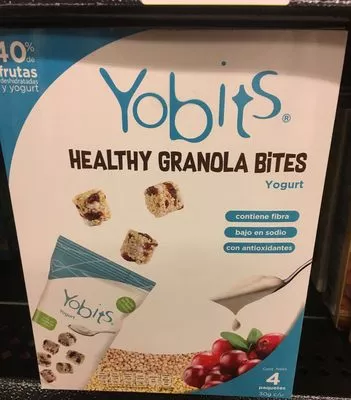 Healthy granola bites yogurt Yobits 4 paquetes 30 g c/u, code 8503012823268