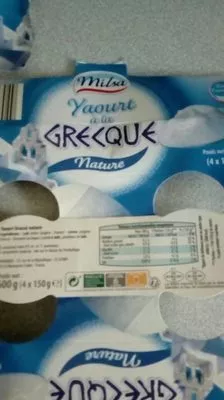 Yaourt à la grecque Milsa , code 85186538