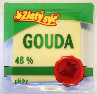 Zlatý sýr gouda 48% Zlatý sýr 100g, code 8594052743289