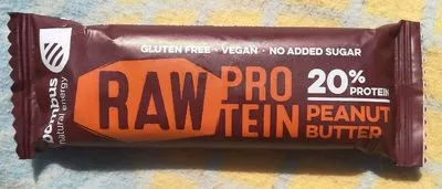 Raw protein barrita de manteca de cacahuete sin Bombus Energy 50 g, code 8594068261128