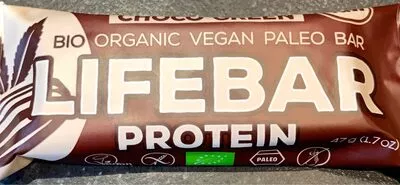 Lifebar Choco Protéine Verte Lifefood , code 8594071484583