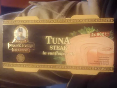 tuna steak in sunflower oil gaston 160 g, code 8595241510569